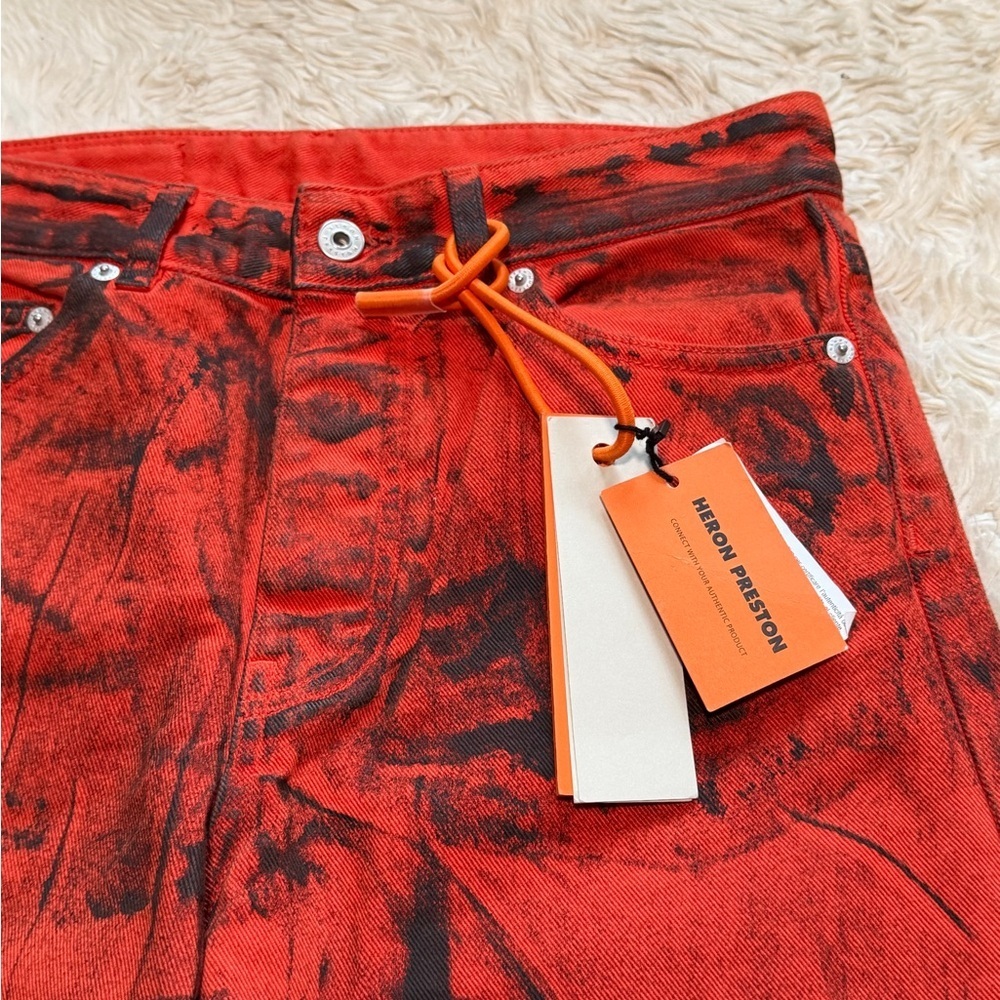 NWT HERON PRESTON Overdyed Spray Regular 5 Pockets Jeans - Size 26 - Picture 4 of 7